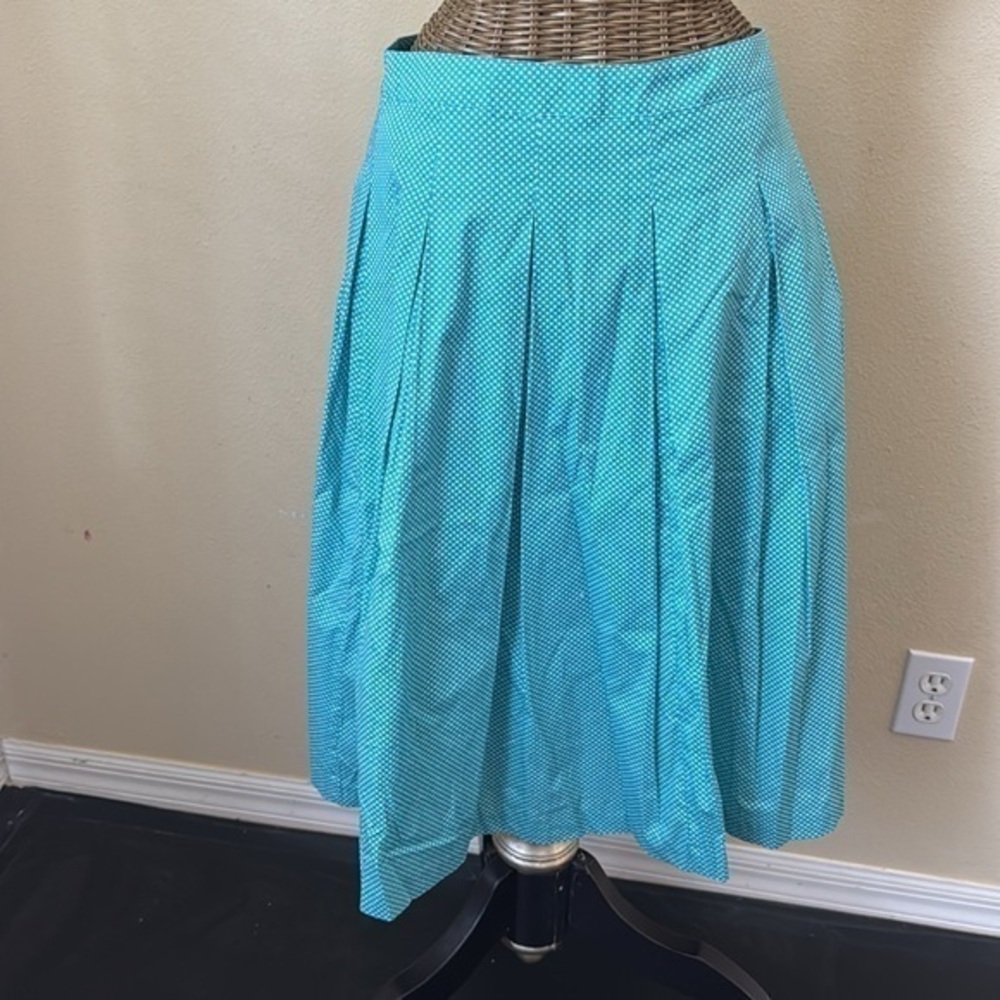 Talbots Polkadot Full Skirt 4